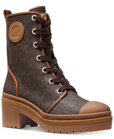 michael michael kors women's corey lace-up lug sole booties|Women's MICHAEL Michael Kors Blake Bootie .